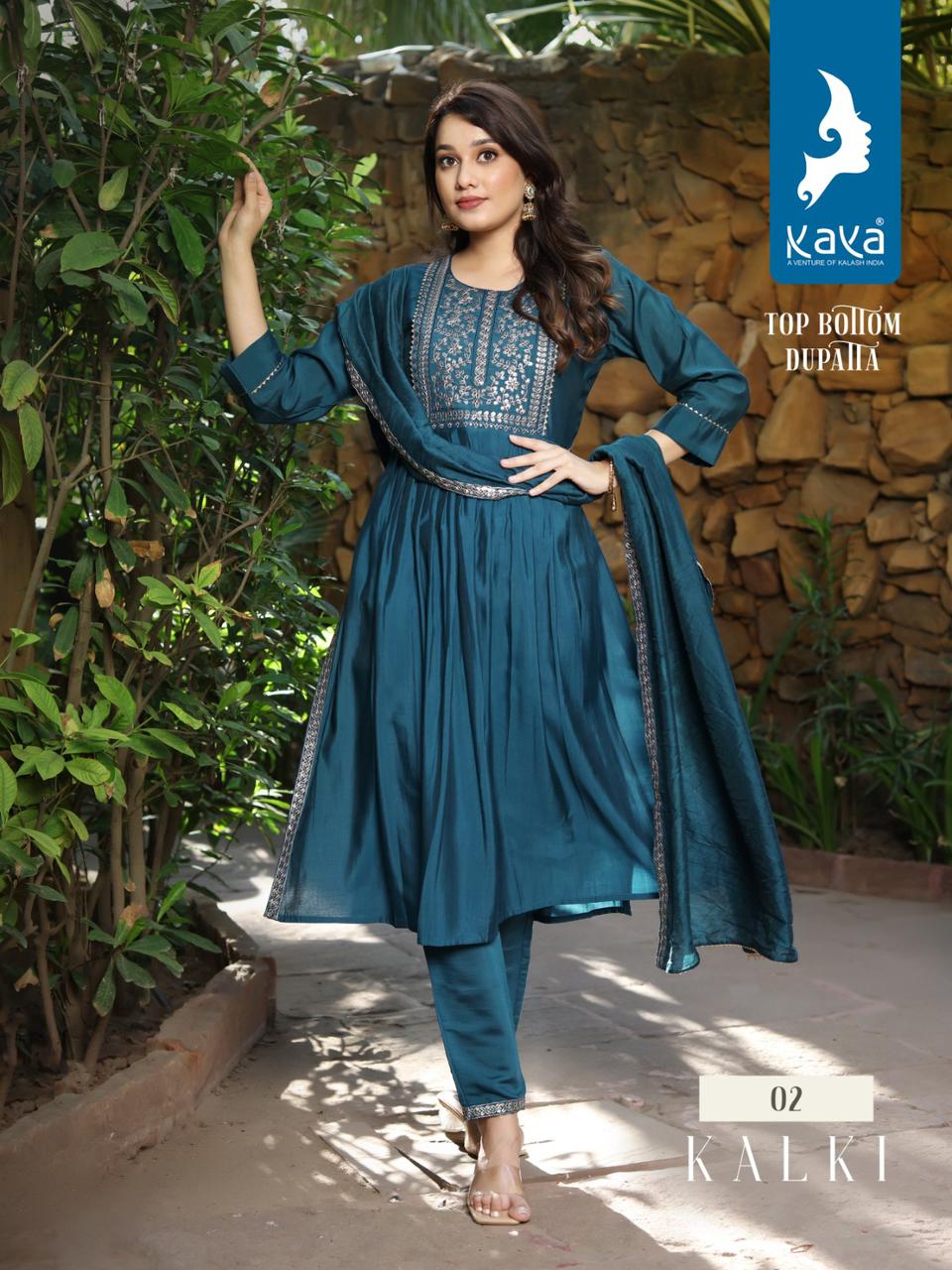 Kaya Kalki Designer Readymade Suits Catalog